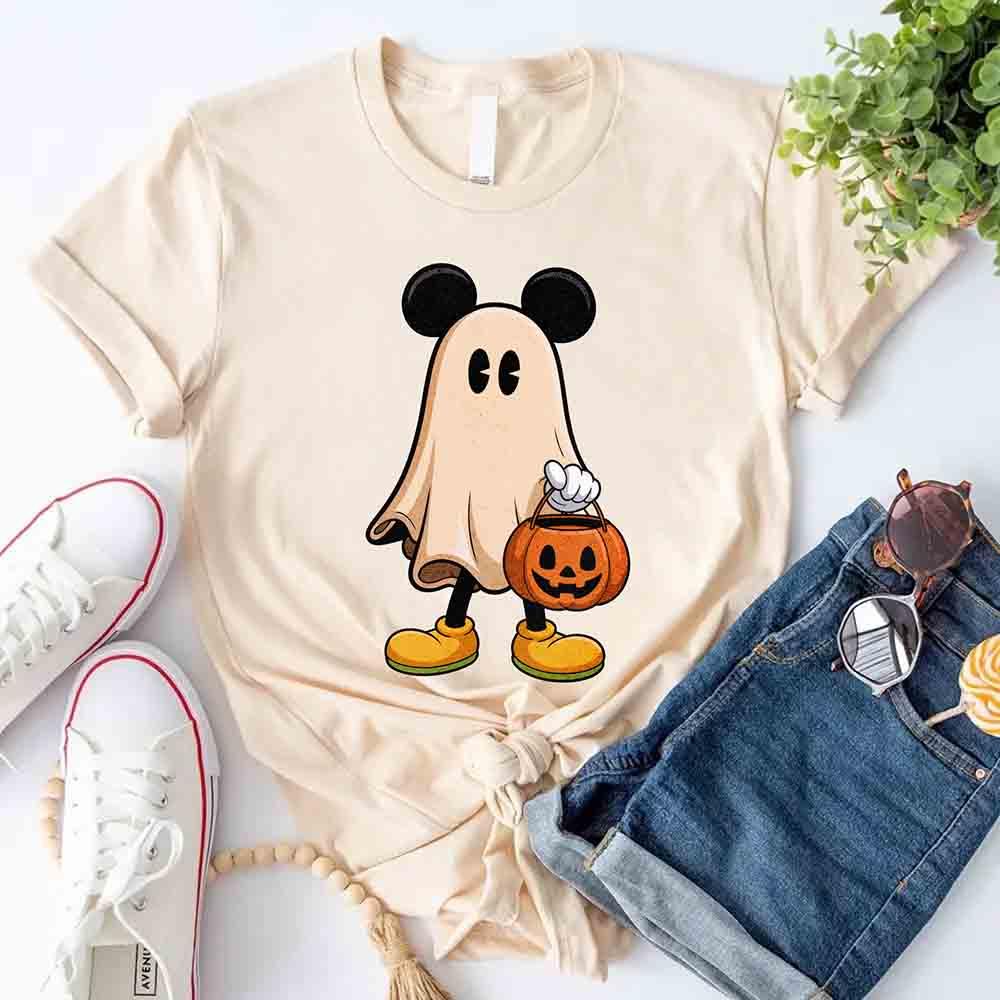 Ghost Couple Matching Halloween Shirts | Cute Spooky Tees for Couples