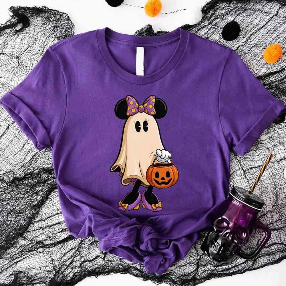 Ghost Couple Matching Halloween Shirts | Cute Spooky Tees for Couples