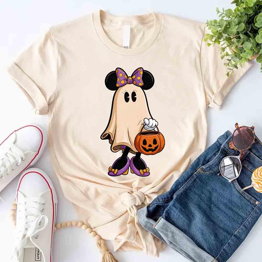 Ghost Couple Matching Halloween Shirts | Cute Spooky Tees for Couples