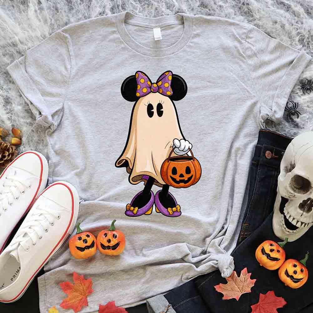 Ghost Couple Matching Halloween Shirts | Cute Spooky Tees for Couples