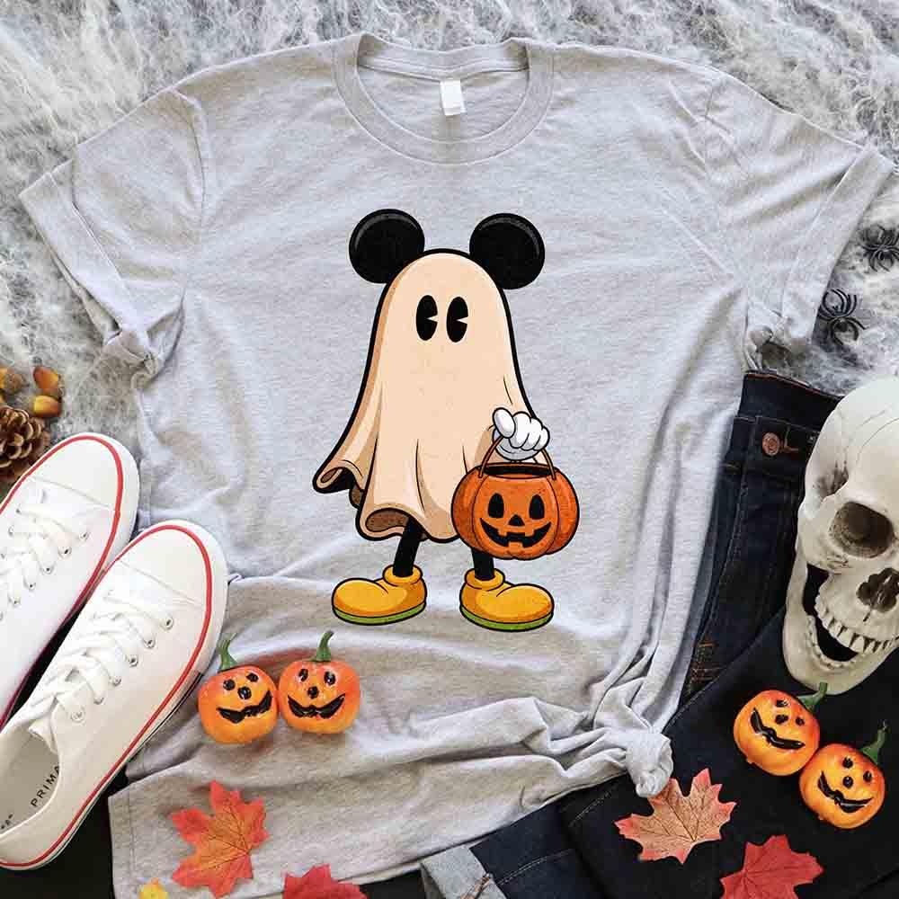 Ghost Couple Matching Halloween Shirts | Cute Spooky Tees for Couples