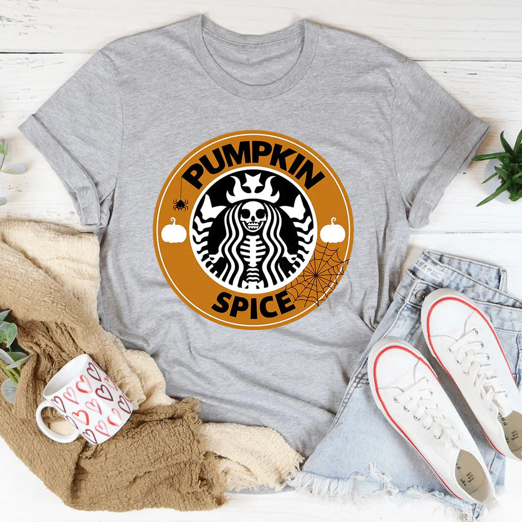 Pumpkin Spice Halloween Tee | Funny Fall Graphic Tee for Women