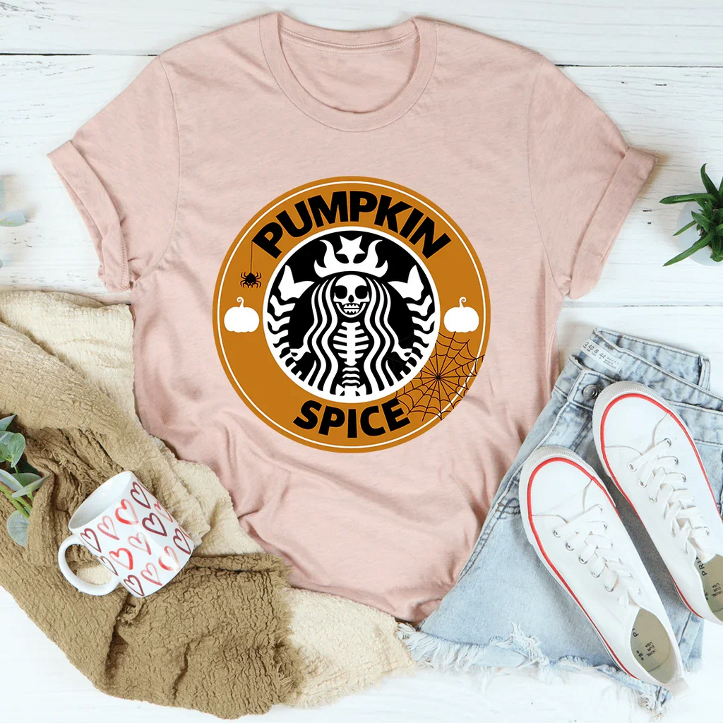 Pumpkin Spice Halloween Tee | Funny Fall Graphic Tee for Women